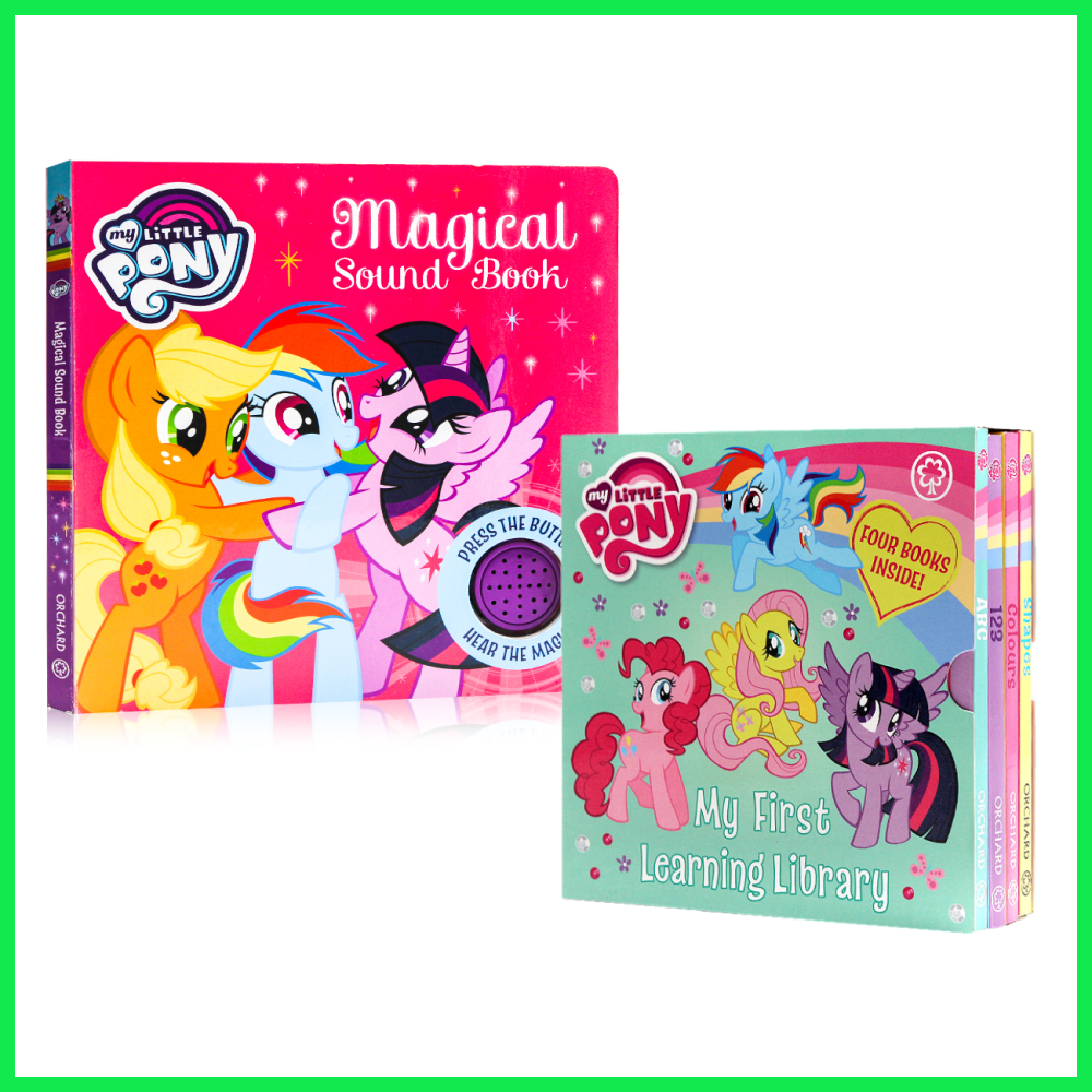 SG Stock】My Little Pony My first little library, ABC 123 colours