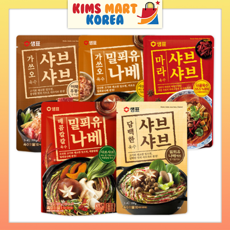 Sempio Korea Shabu Shabu Gravy Soup Base Original, Katsuo For Mille