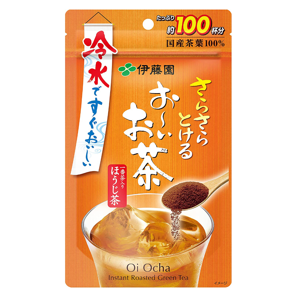 ITOEN Oi Ocha Instant Houjicha ( Hojicha ) (Roasted Green Tea) Powder