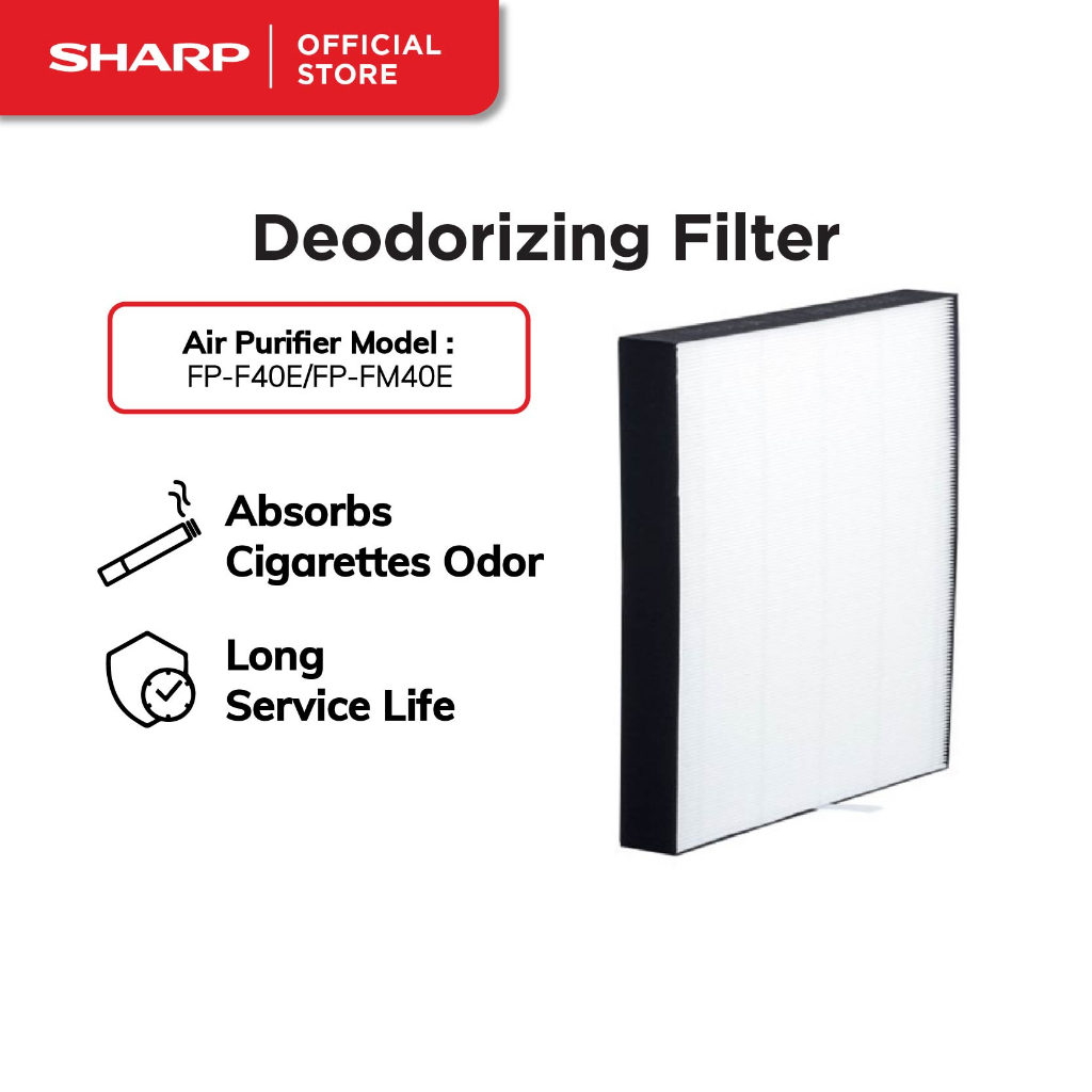 SHARP FZ-F40SFE HEPA Filter for Air Purifier Model FP-F40E/FP-FM40E ...