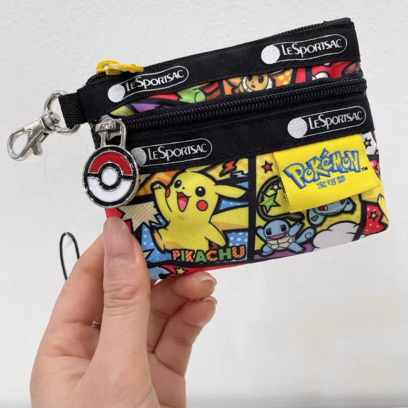 Lesportsac Pokemon Pikachu Cosmetic Pouch store BNWT