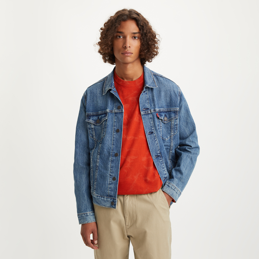 Levis medium stonewash sales jacket