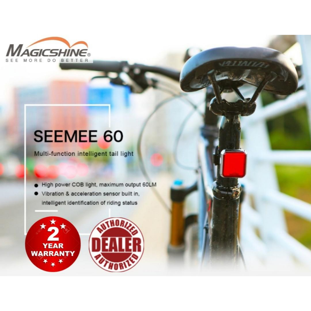 Magicshine Seemee 60 Smart Brake Sensor Bike Rear Light Smart