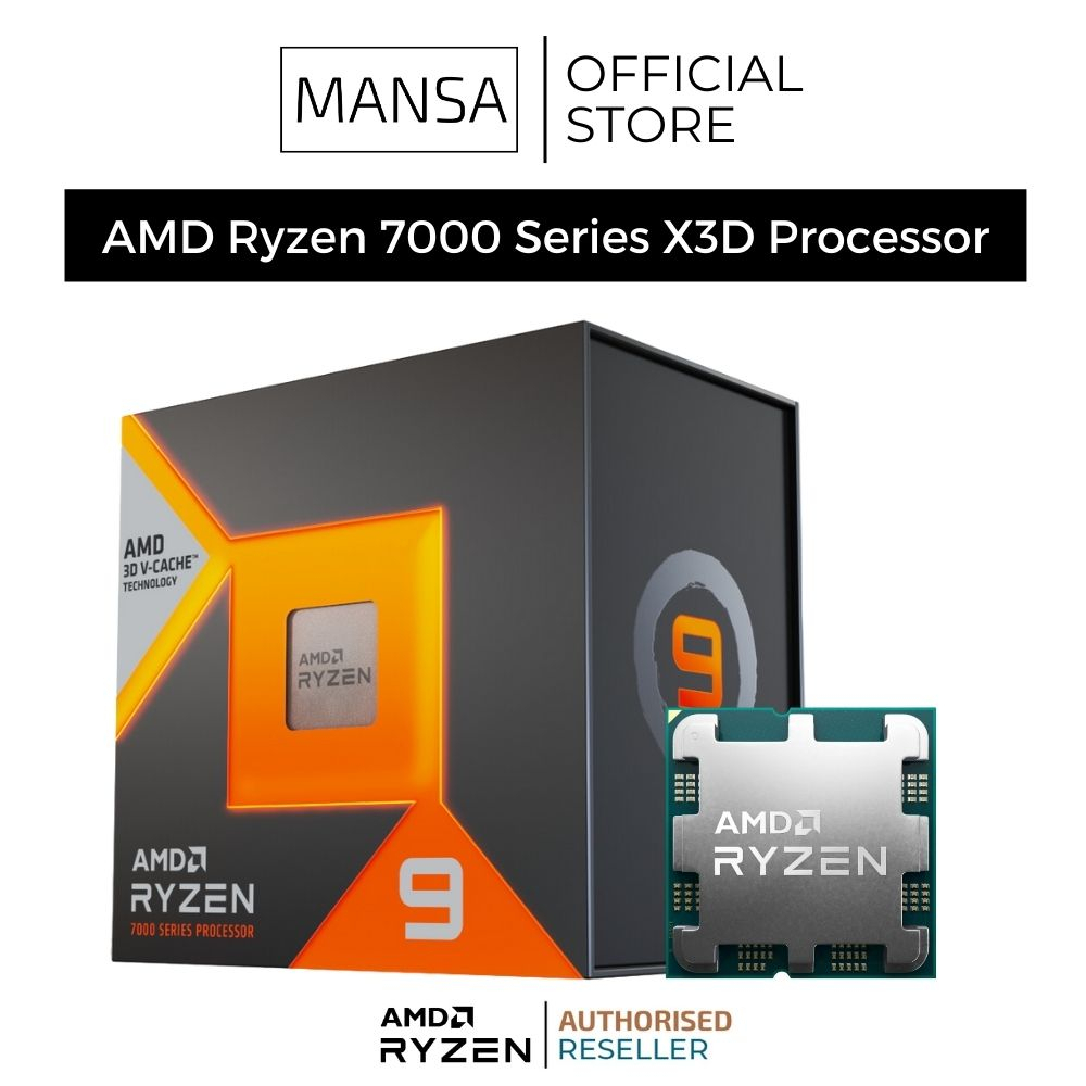AMD Ryzen 7 7800X3D Ryzen 9 7900X3D Ryzen 9 7950X3D Desktop