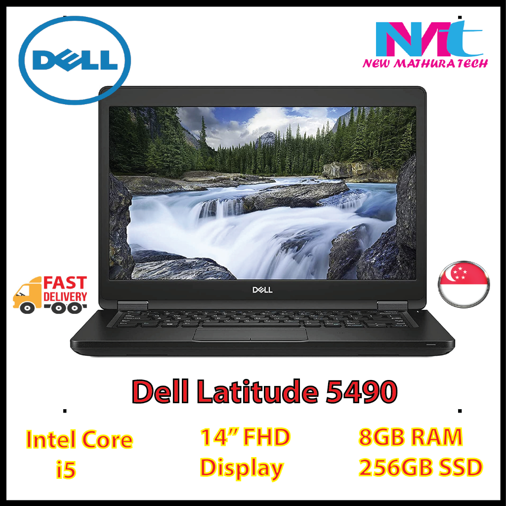 Dell Latitude 5490 Core i5 CPU 8GB RAM 256GB SSD 14 Inch Screen