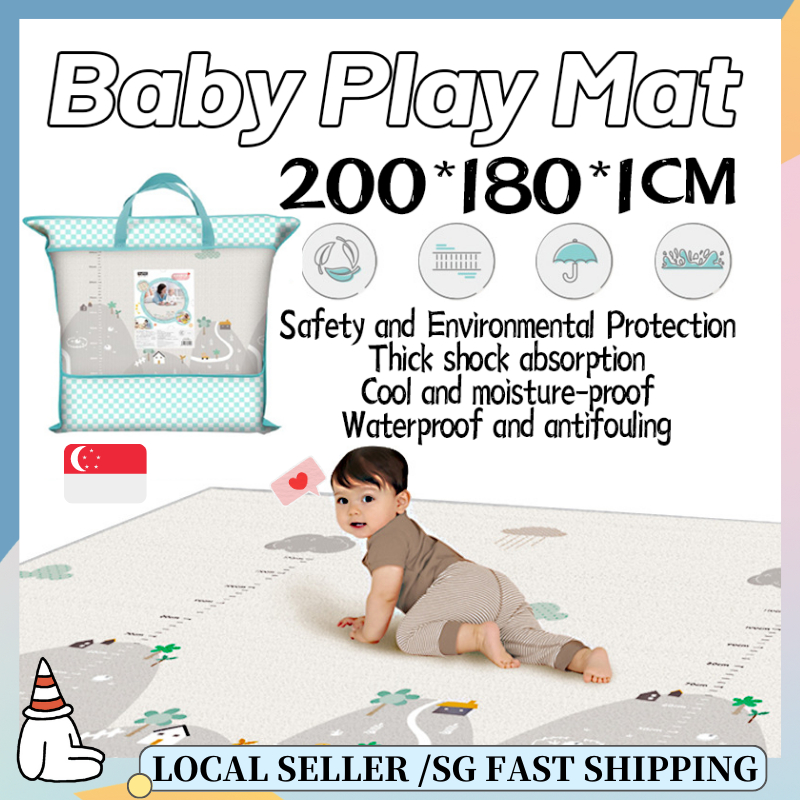 SG READY STOCK XPE Baby Play Mat Crawling Mat Large Foldable Activity