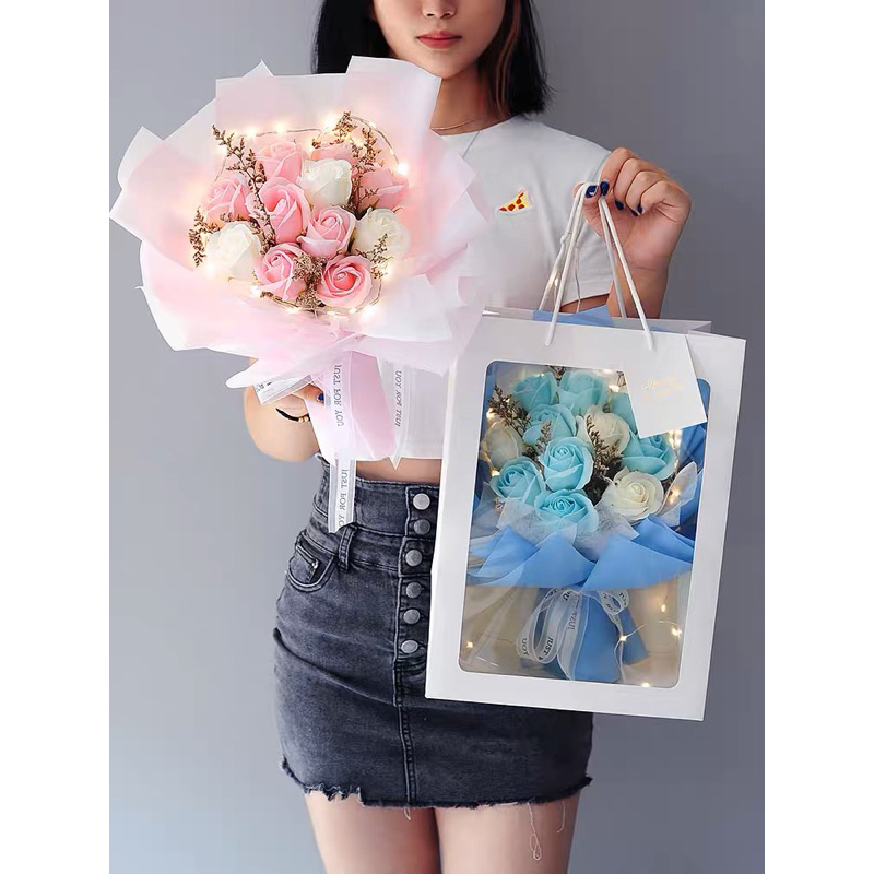 🇸🇬 Fast Delivery Mother’s Day Everlasting Bouquet Roses Flowers Floral