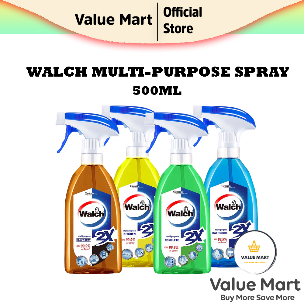 Walch Multi Purpose Disinfectant Cleaner Spray Complete/Heavy Duty
