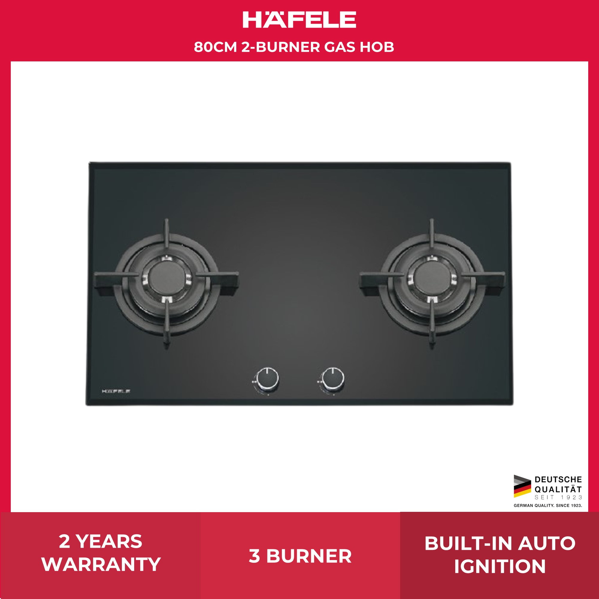 Hafele 2 deals burner hob