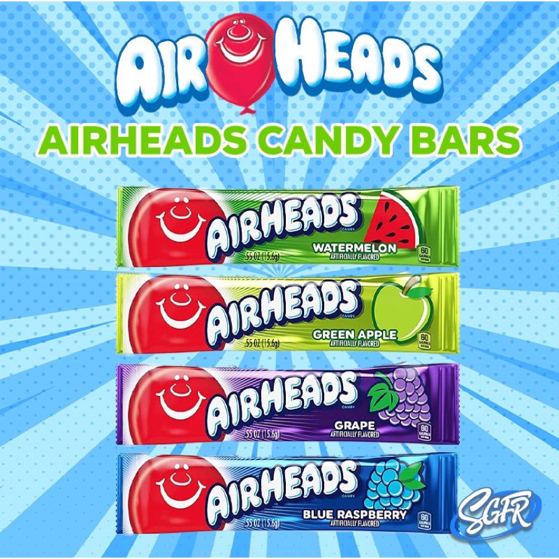 Airheads Candy Bites/ Bars 🇺🇸 Vegan Friendly Gelatin Free Shopee