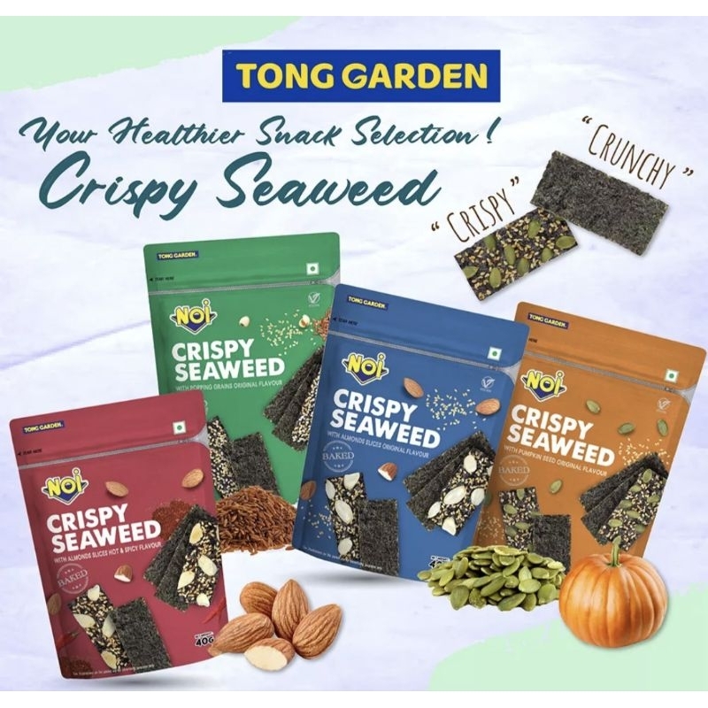 Tong Garden Noi Crispy Seaweed Nut Snack Healthy Snacks Weight Loss Nut