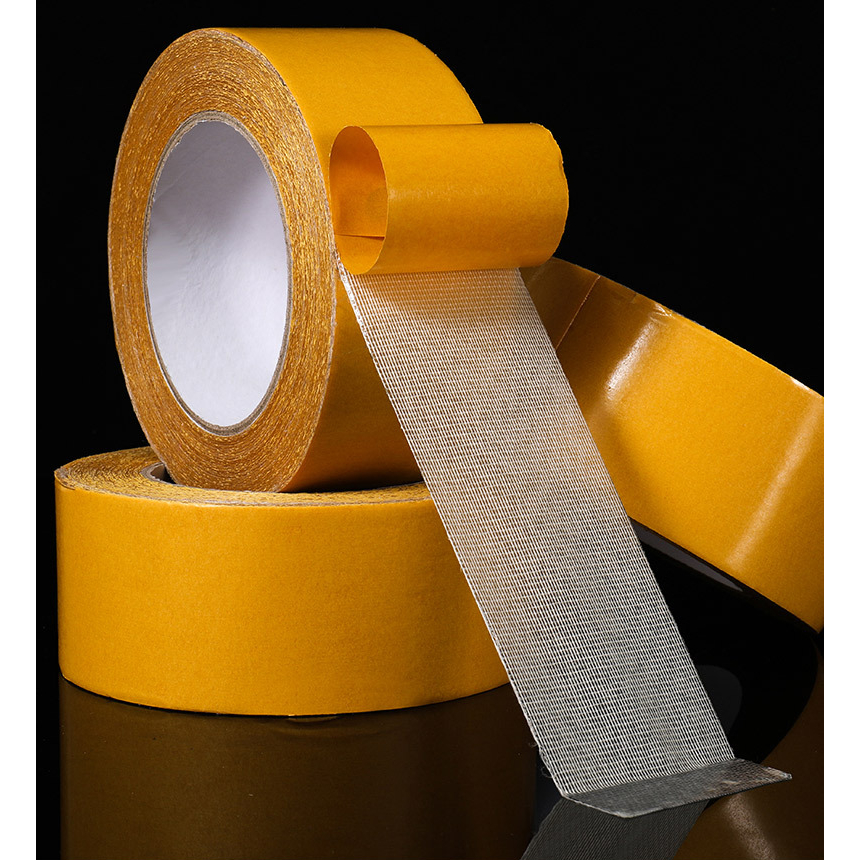 Double Sided Strong Fixation High Viscosity Grid Fiber Transparent ...