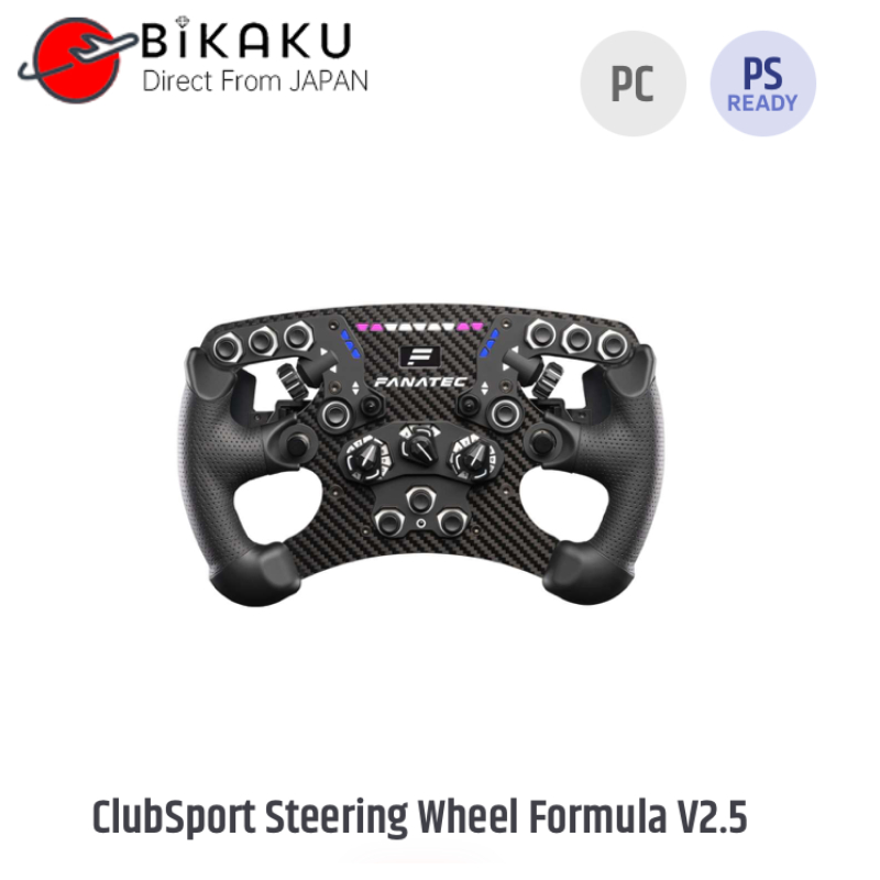 FANATEC ClubSport Steering Wheel Formula V2.5 Game Console 