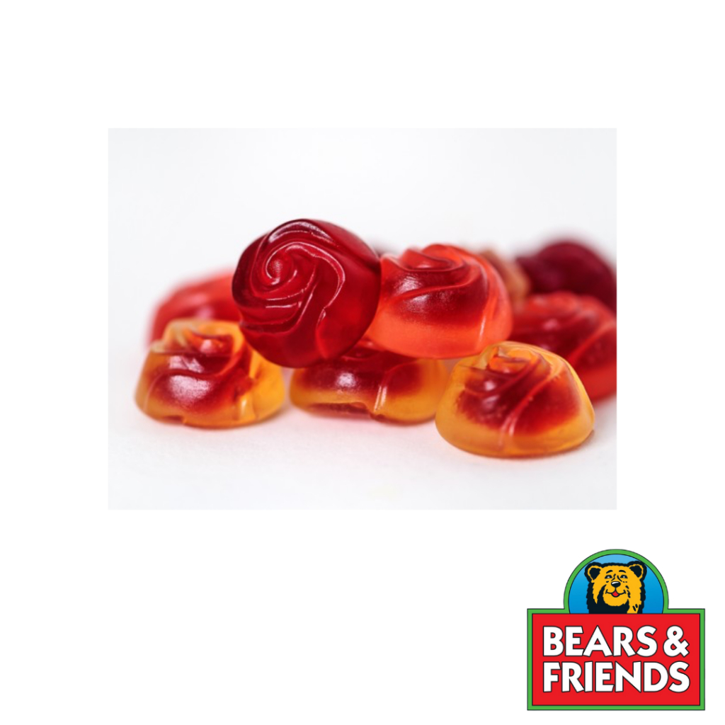 (Bears & Friends) Shopee Exclusive - Red Roses w/Mixed fruit jelly ...