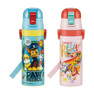 Skater Stainless Steel Kids Water Bottle Direct Drinking 470ml Paw Patrol