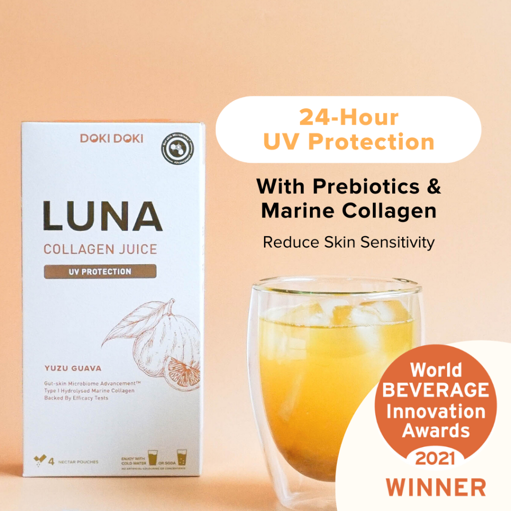 [1-FOR-1] UV Protection Collagen Juice - Prevent Dark Spots, Reduce Skin Sensitivity, Clinically Proven DOKIDOKI LUNA