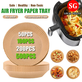 Air Fryer Paper Liners Disposable: 300pcs Oil Proof Parchment