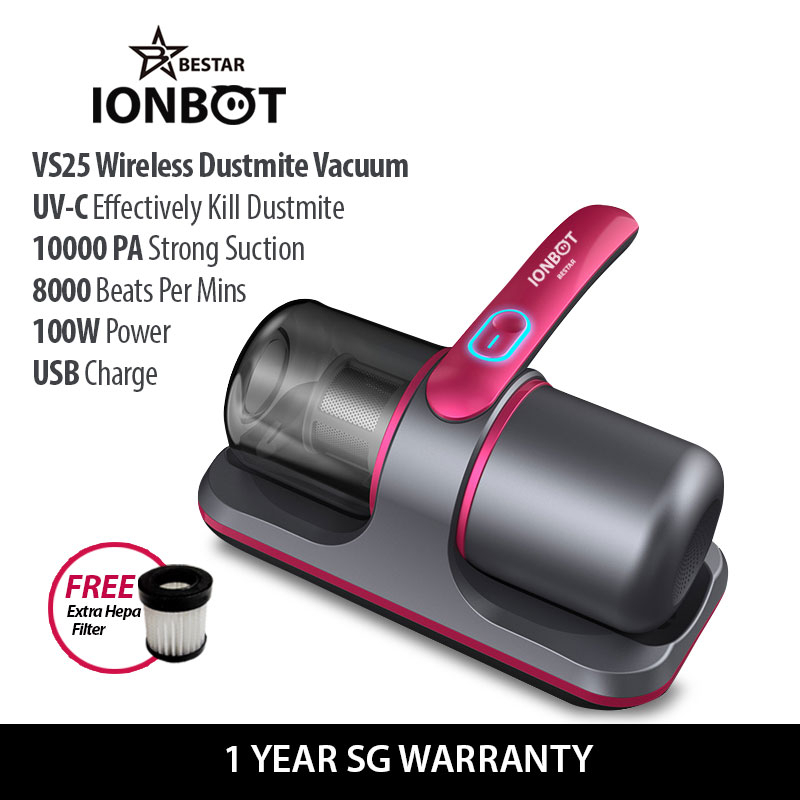 BESTAR IONBOT VS25 Wireless UV Anti Dust mite Mattress Bed Sofa