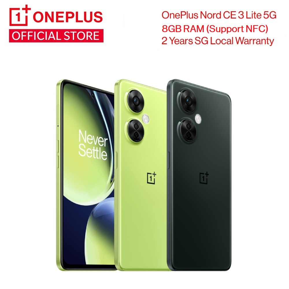 OnePlus Nord CE 3 Lite 5G | Pastel Lime 8+256GB | Snapdragon 695 ...