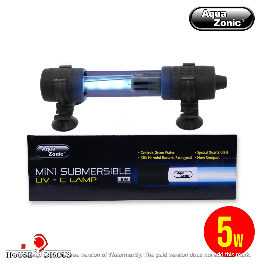 Aqua Zonic Mini Submersible Uv C Lamp 5w Shopee Singapore