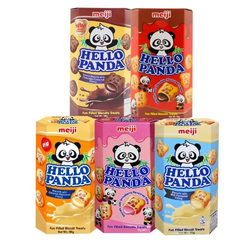 Hello Panda Chocolate Milk Strawberry - 10 x 50g (wholesale) | Shopee ...