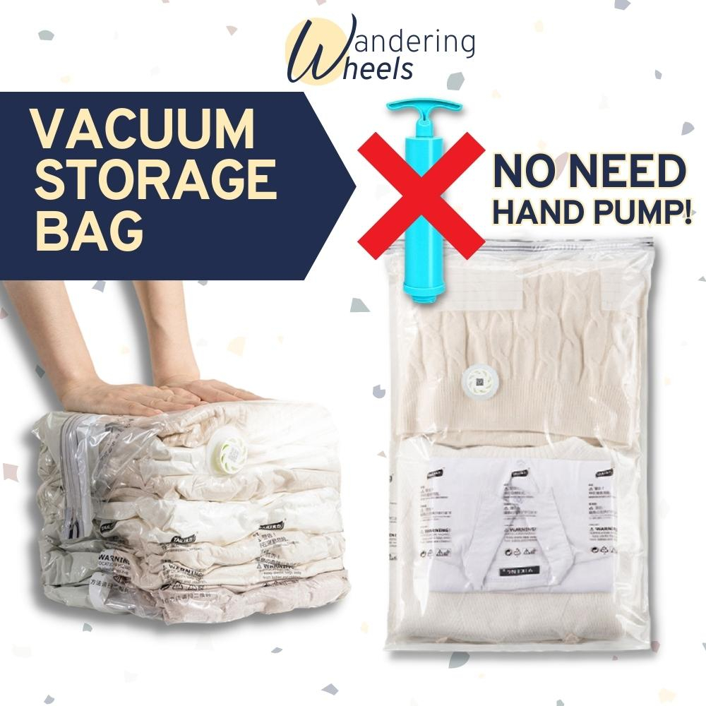 🇸🇬 Vacuum Storage Bag / Vacuum Compression Bags / Travel Vacuum Bag for