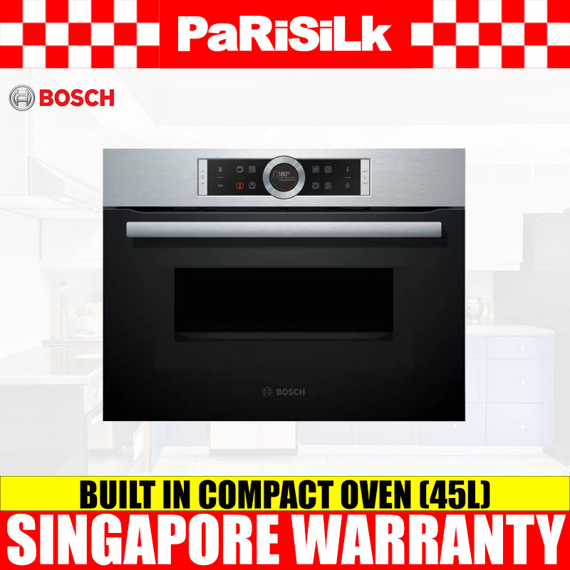 Bosch CMG633BS1B Series 8 Builtin Compact Oven with Microwave Function