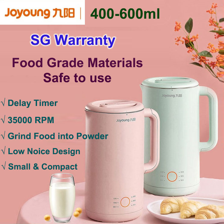 Local Delivery Joyoung One Person Mini Soya Bean Milk Maker Machine 400600ML Grind Food