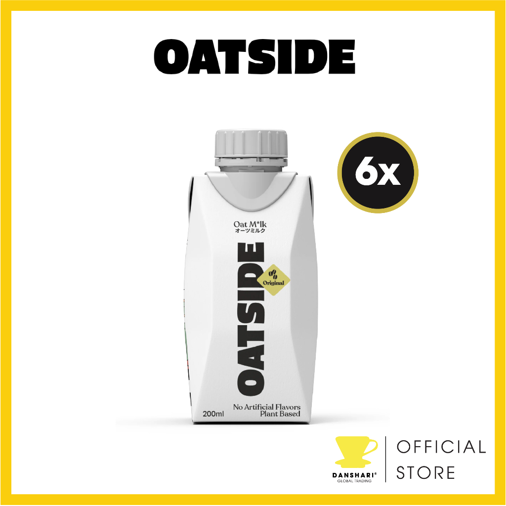 OATSIDE Oat Milk Barista Blend Pocket Packs (6 x 200ml) Best Before