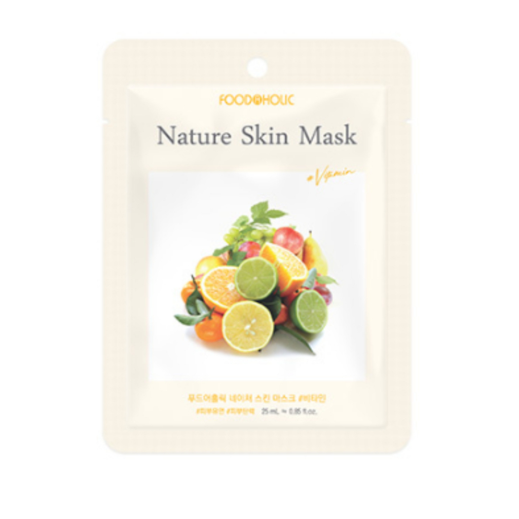 Foodaholic Nature Skin Mask Sheet 16Types 23ml / Korea Face Mask