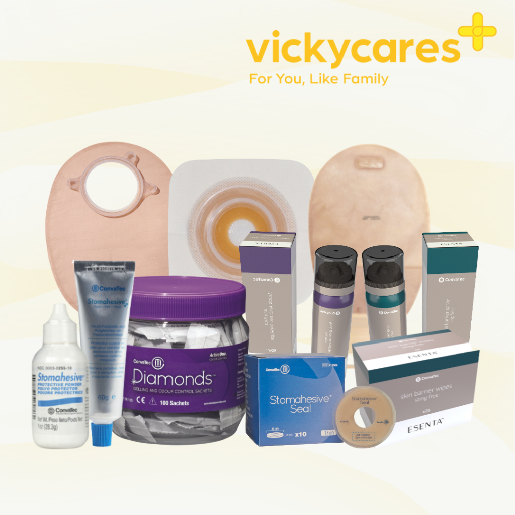 Convatec Ostomy Accessories Esenta Barrier & Adhesive Removal Spray Diamonds Gel Stoma Bag