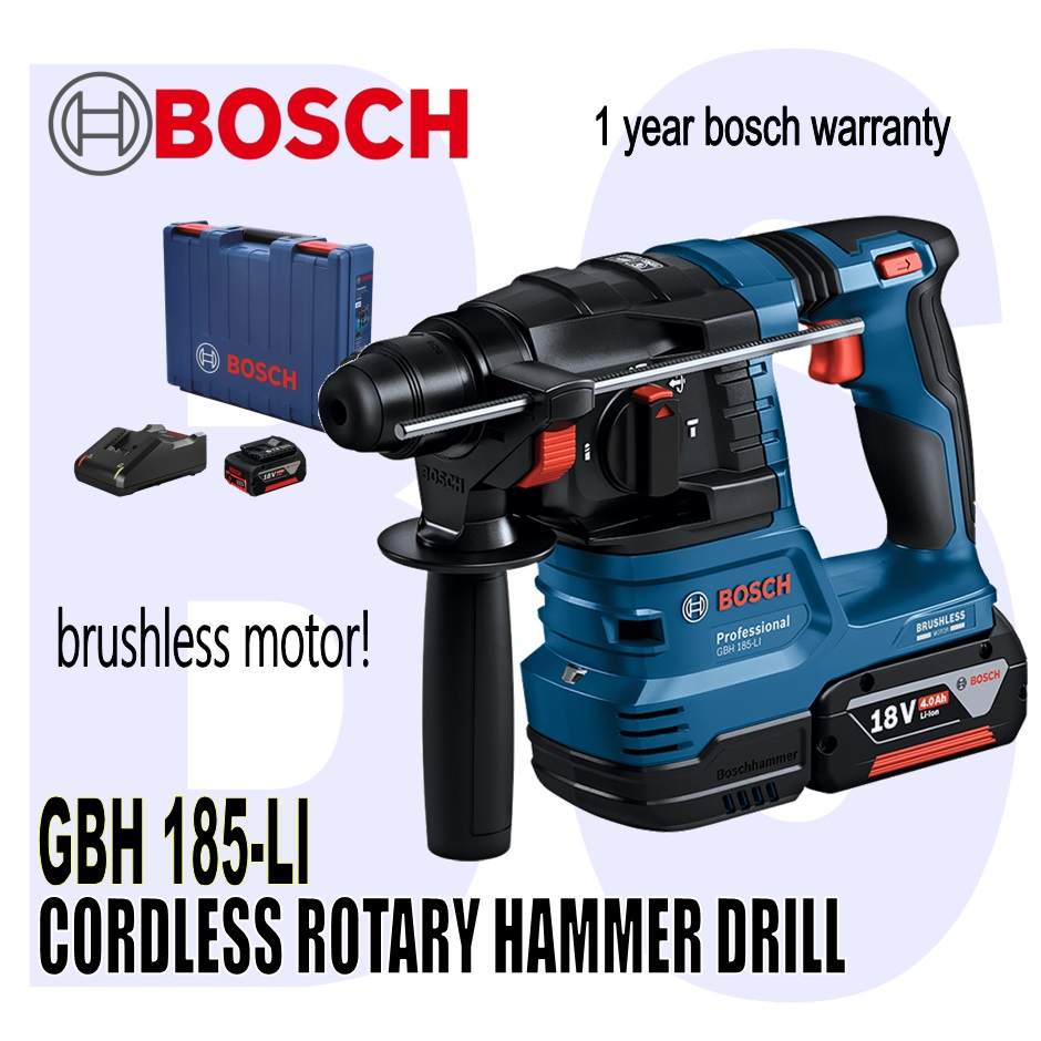 BANSOON BOSCH GBH185LI Professional Cordless Rotary Hammer Drill with