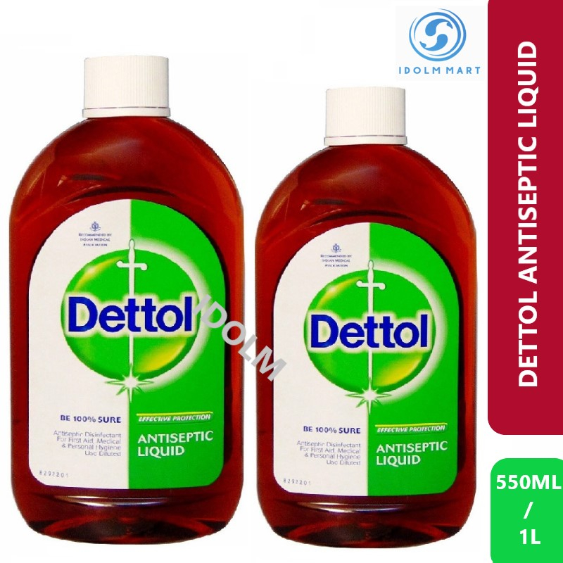 Dettol Antiseptic Liquid 550ml1l Shopee Singapore 3532