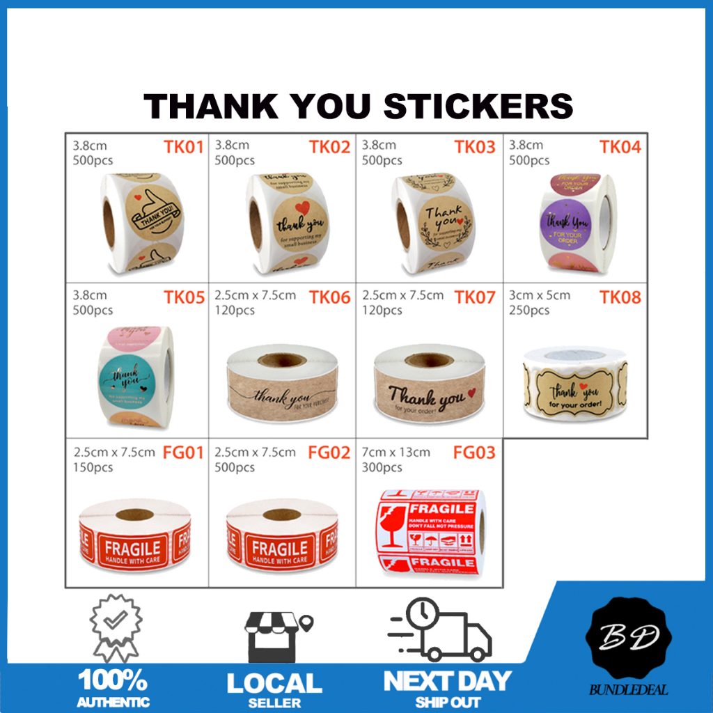 Custom Design Stickers Packaging Labels Self Adhesive Rectangular Sticker  Gift Box Sealed Sticker - China Thank You Sealing Sticker, Box Sticker Seal
