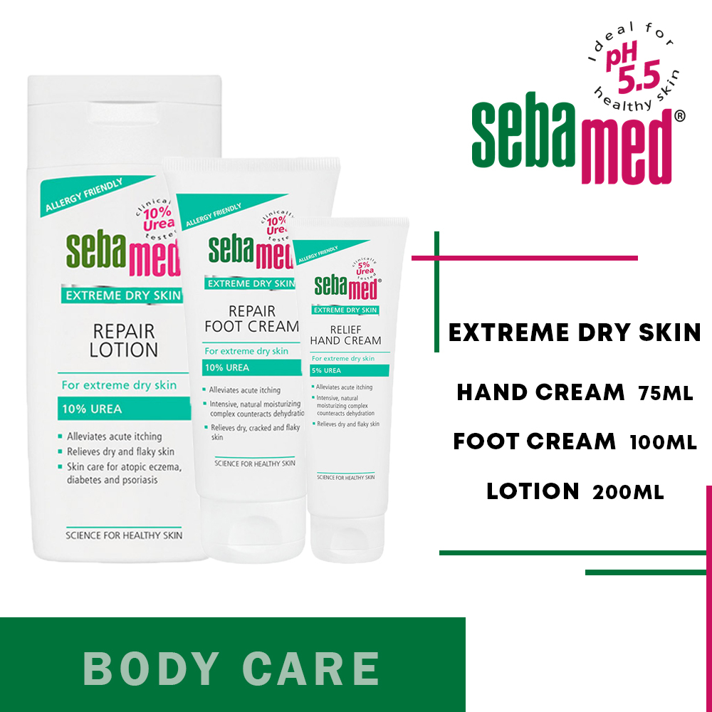 Sebamed Extreme Dry Skin 10 5 Urea Repair Lotion 200ml / Repair Foot