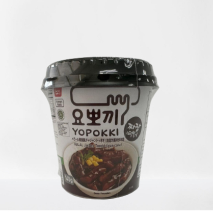 YOPOKKI HALAL JJAJANG RICE CAKE CUP 140G(03564) | Shopee Singapore