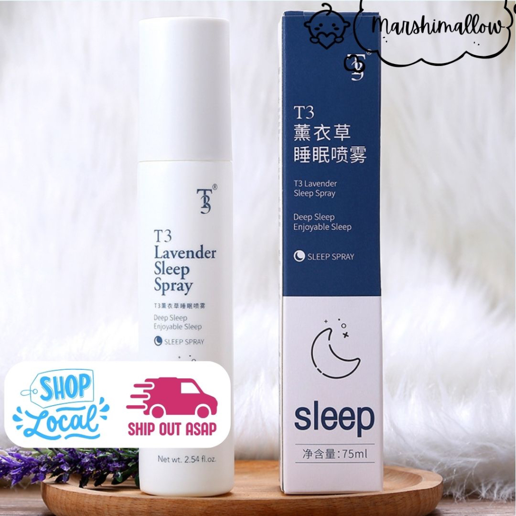 🇸🇬 T3 Lavender Sleep Spray Aromatherapy Calm Deep Mist Pillow Spray