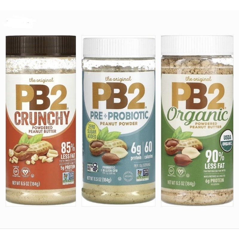 PB2, Crunchy / Organic Powdered Peanut Butter ( 184g / 454g) | Shopee ...