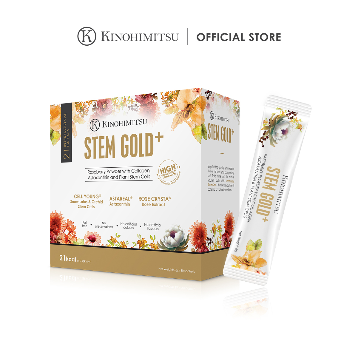 Kinohimitsu Stem Gold 30s (Contain Collagen + Stemcell)