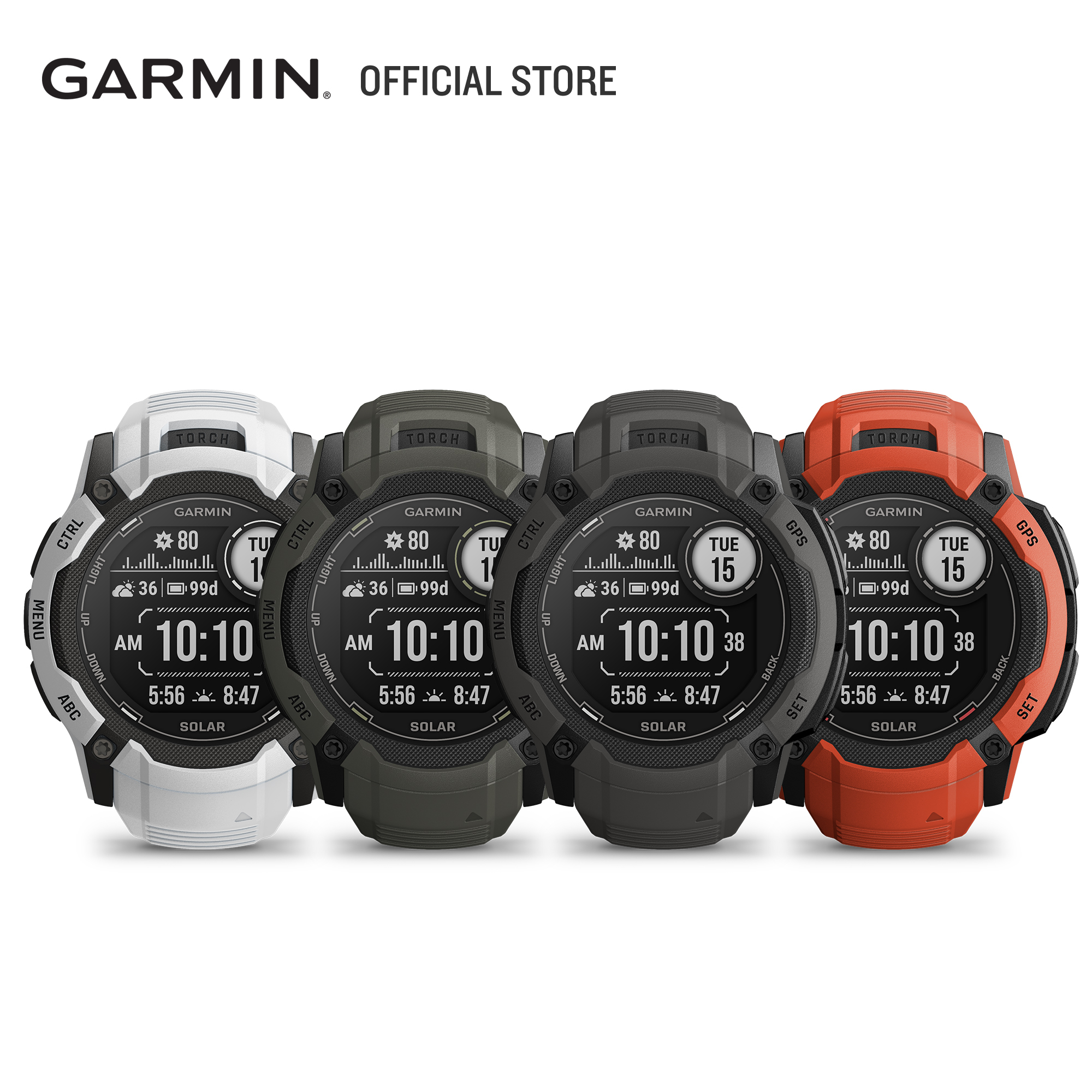 Garmin Instinct X Solar Mm Bold Rugged Gps Smartwatch With