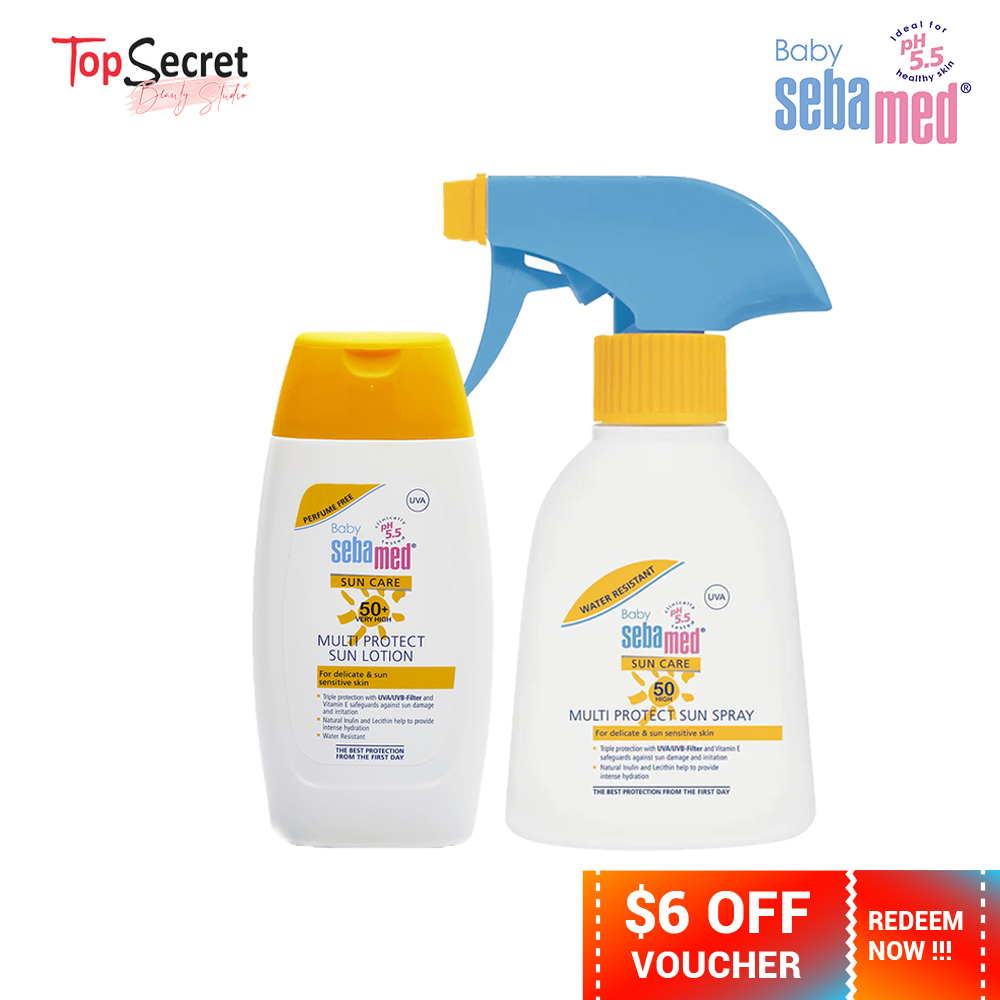 Sebamed Baby Sun Care Sun Lotion SPF50+ Sun Spray SPF50+