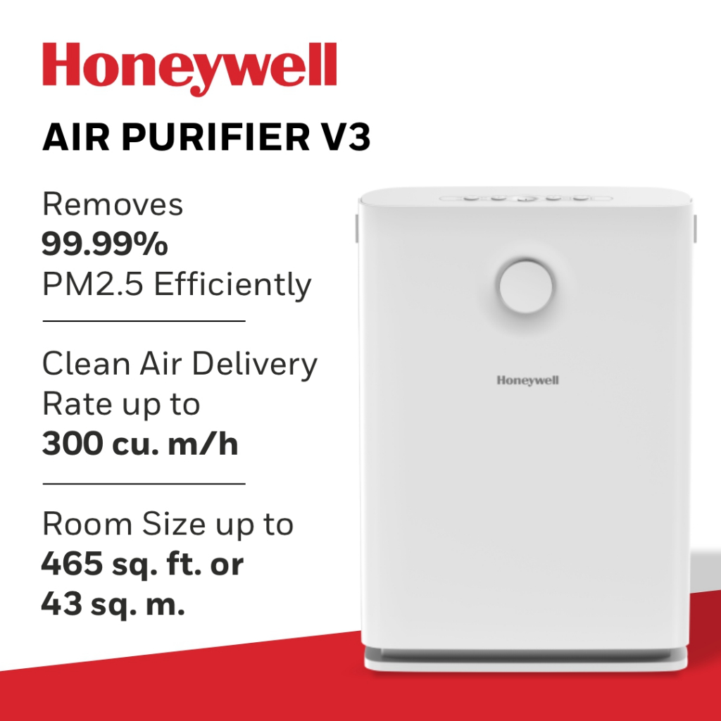 Honeywell Air Touch V3 Air Purifier Pre, H13, HEPA & Activated Carbon