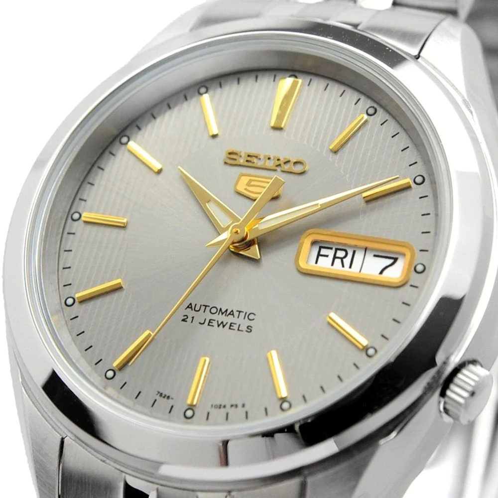Time Cruze Seiko 5 SNKL19 Automatic 21 Jewels Stainless Steel Grey Dial Men Watch SNKL19K1 SNKL19K Shopee Singapore