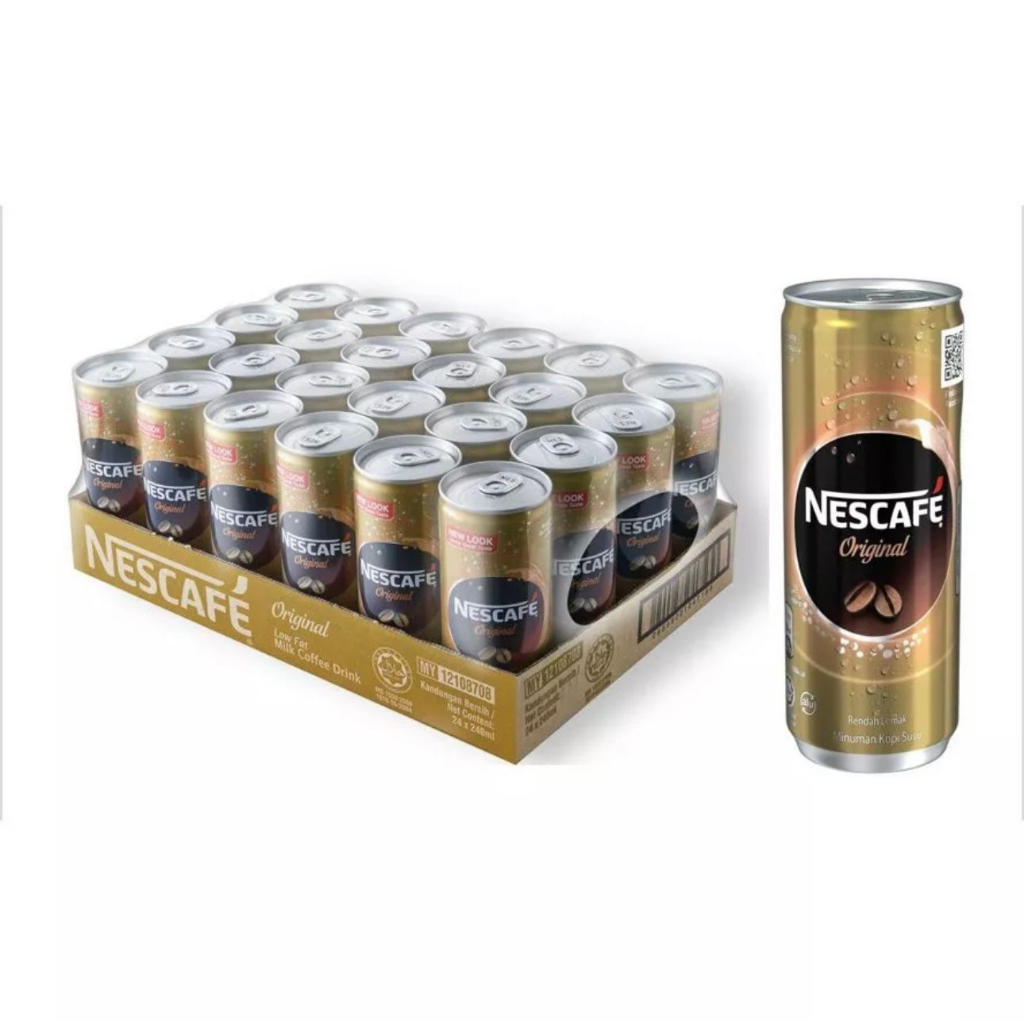 Nescafe Milk Coffee Can Drink Original (24's x 240ml) Malaysia