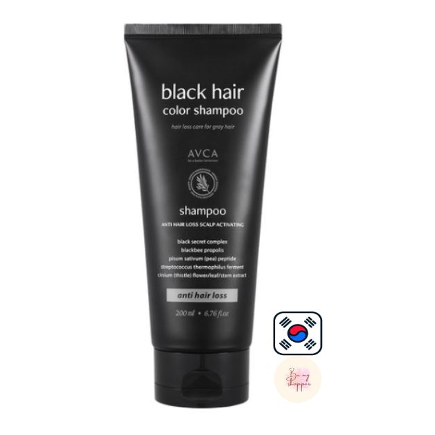 [Made in Korea] AVCA BLACK HAIR COLOR SHAMPOO / GREY HAIR GRAY HAIR to BLACK HAIR / ANTI HAIR