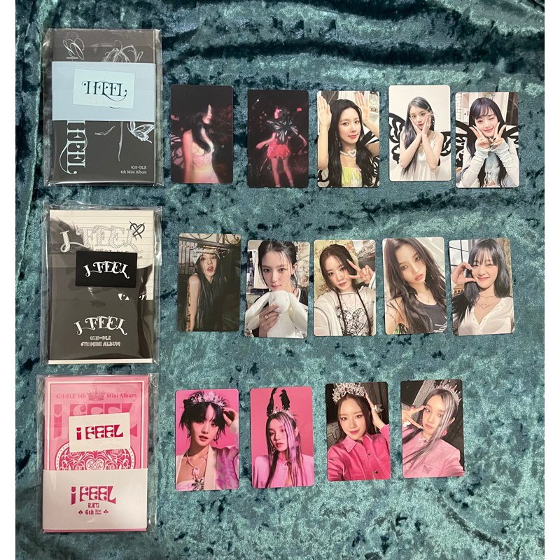 GIDLE I Feel Poca Unsealed Album set / Photocard | Shopee Singapore