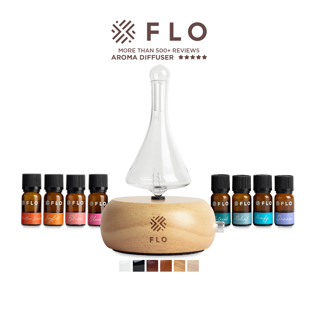 FLO Diffuser Home Alpine - Aroma Nebulising Essential Oil Diffuser ...