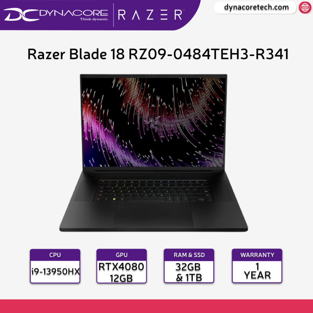 RAZER BLADE 18 RZ09-0484TEH3-R341 (i9-13950HX / 32GB-D5 / 1TB SSD ...