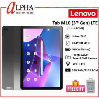 Lenovo Tab M9 HD 9 LTE (3GB+32GB) ***Free Earphone** 1 Year Singapore  Lenovo Warranty