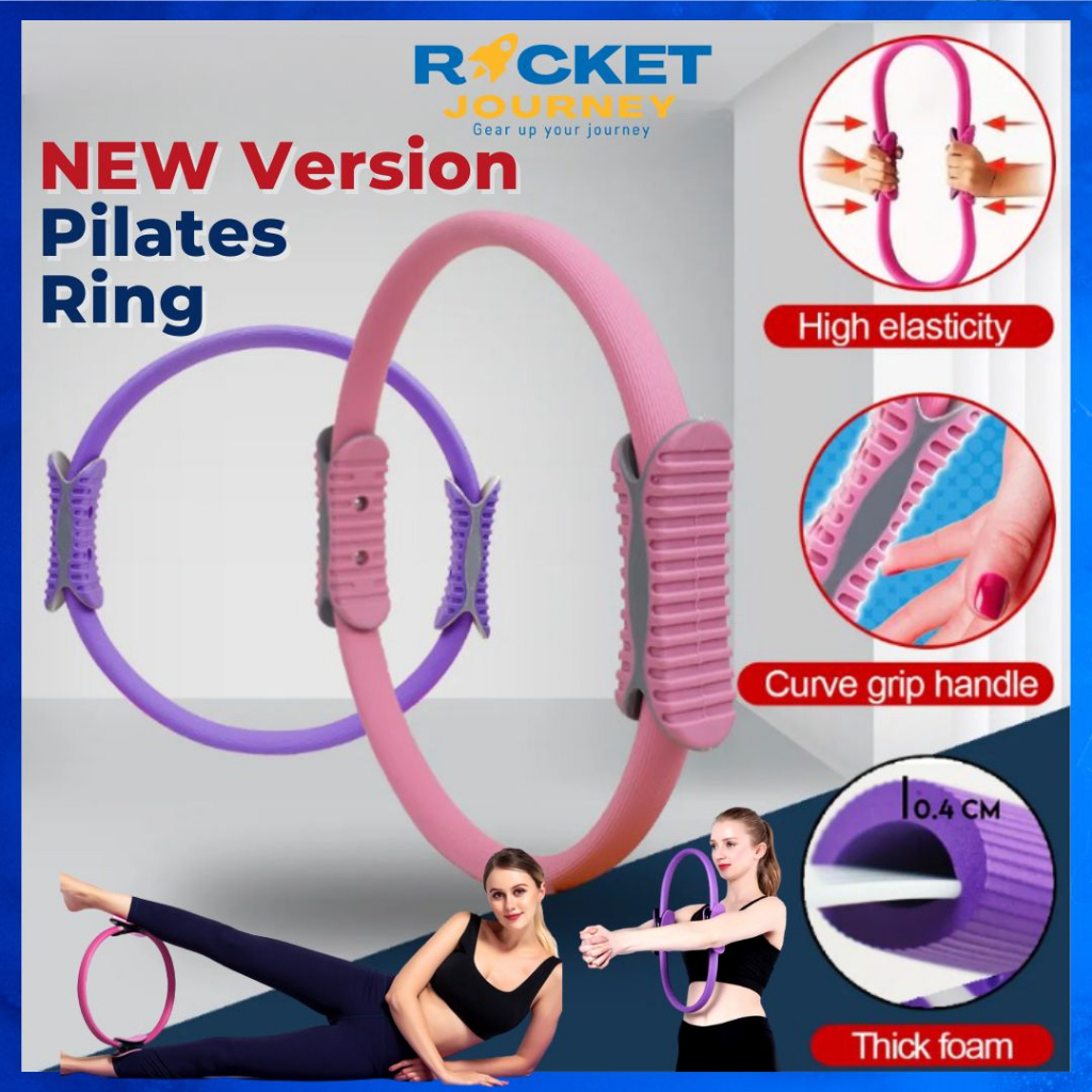 New Version Pilates Ring Fitness Workout Accessory Circle Weight Loss ...